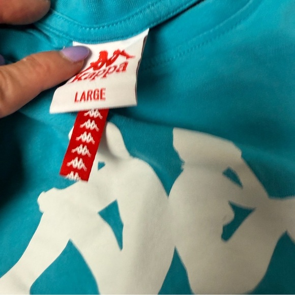 Kappa shirt Blue Short Sleeve Tee with Iconic Logo - Picture 5 of 7